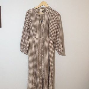 NWT Gingham dress